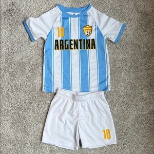 H&M Kids Argentina Soccer Jersey Set - Blue and White